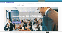 Desktop Screenshot of hablarenpublicocurso.com